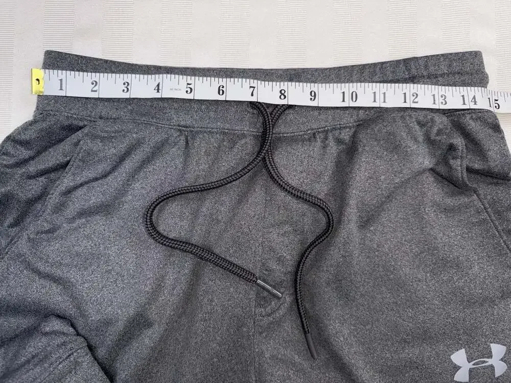 Under Armour Coldgear Loose Fit Joggers Pants Mens Medium Gray Tapered Leg Gym